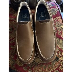 Men's George Slip On Casual Shoes Brown Size 10